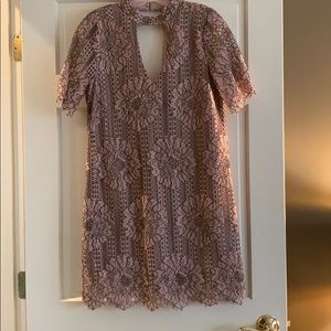 Pink socialite mod dress